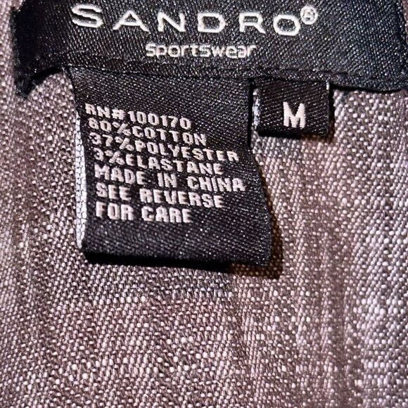 Sandro Sportwear Double Breasted Jacket Size Medium - Picture 4 of 5